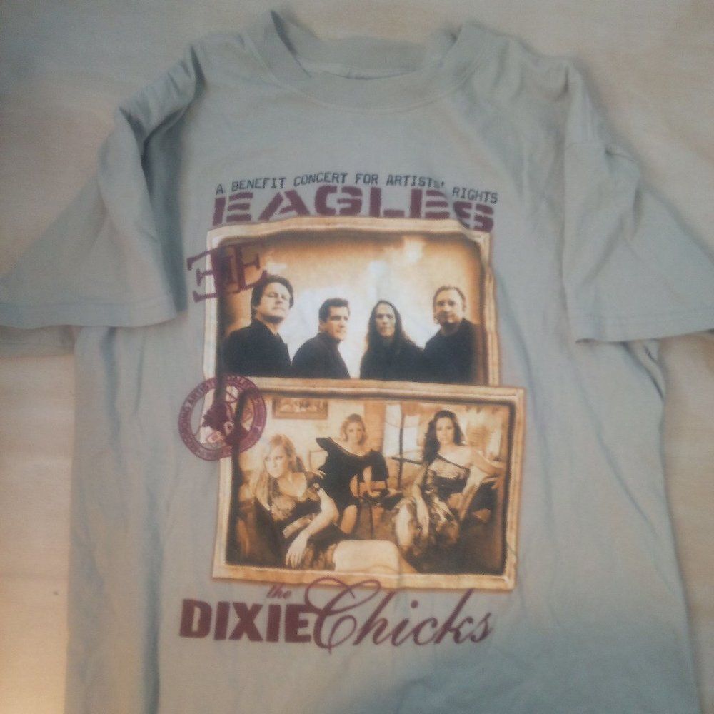 Vintage Eagles Dixie Chicks Benefit Concert Tour 2003 T-Shirt View 2